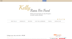 Desktop Screenshot of kellyrunsforfood.com